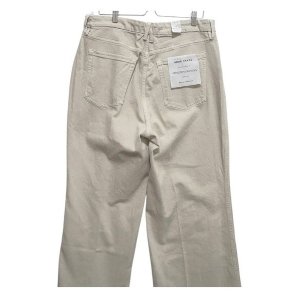 NEW Good American Good Skate Wide Leg Jeans Size 15 - Picture 8 of 11